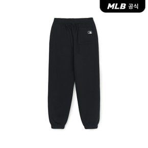 [코리아공식] 베이직 스몰로고 기모 조거팬츠 NY (Black)