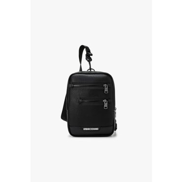 ARMANI EXCHANGE AX남성 스퀘어 그레이니 크로스바디백A414370006블랙