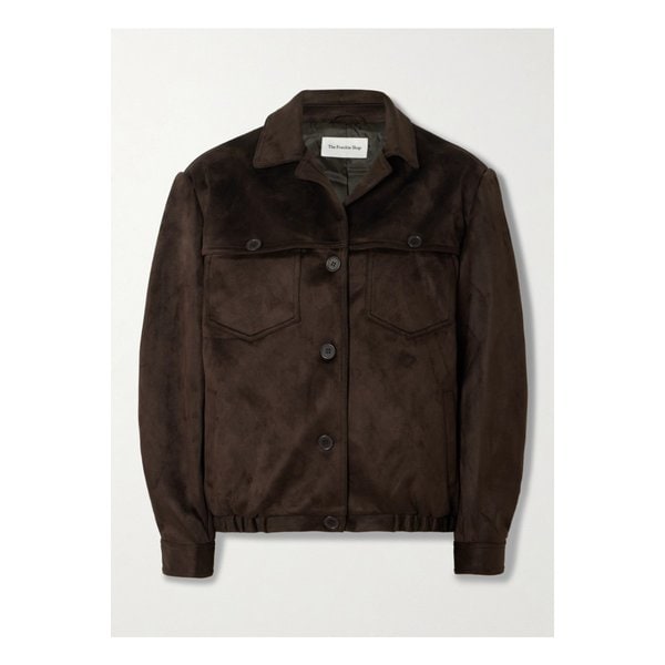 더프랭키샵 헤스터 오버사이즈 브러시드 재킷 브라운 46376663162949567
