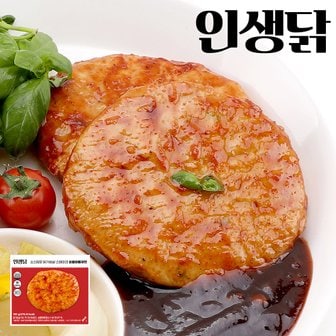 인생닭 소스담은 닭가슴살 스테이크 숯불바베큐맛 130g