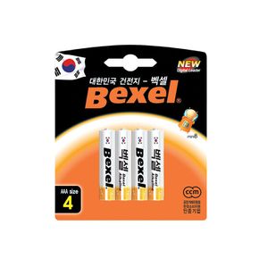 BEXEL 베셀 알카라인 건전지 1.5V (AA) 4개입