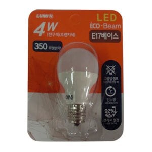  LED 에코빔 4W(전구)_17베이스