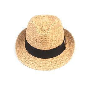 BU Raffia Line Beige Fedora 파나마햇