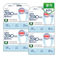 생리대 제로 롱팬티라이너 20P x 4팩