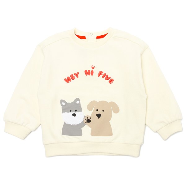 [여주점] [오프라벨 여주점] 블루독베이비 (CR) 애니멀스웨트셔츠A (44A14-334-05)