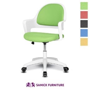SAMICK브레인 SI1602 패브릭 화이트 의자