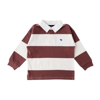 블루독 [여주점] [오프라벨 여주점] 블루독 (BR) STRIPE럭비티셔츠 (25175-330-01)