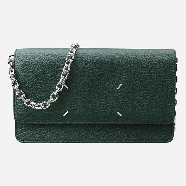 [시흥점] [마르지엘라]6S SA3UI0008 P4455 T7162 스티치 체인 크로스백 그린