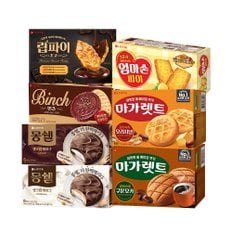 롯데웰푸드 포켓 스낵 6종 6개(2+2+2) 골라담기 빈츠,몽쉘,마가렛트,엄마손파이,립파이초코