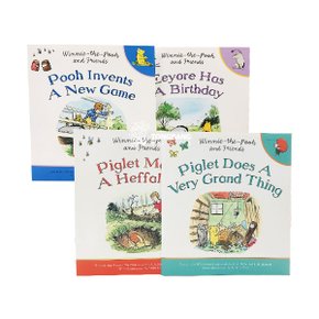 (영어원서) Winnie-the-Pooh Friends 픽쳐리더스북 4종 세트(Paperback, 영국판) (CD미포함)