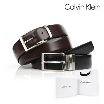 Calvin Klein BC05 블랙/브라운 양면벨트 선물포장세트