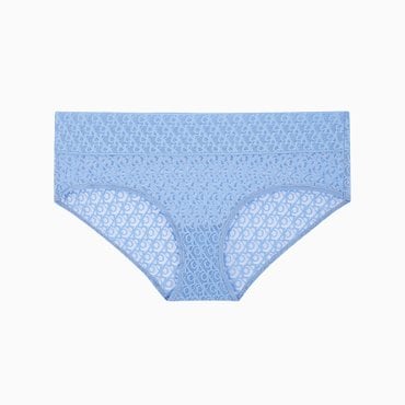 Calvin Klein Underwear 여성 로고 레이스 트림 힙스터 (QD5285-PWB)