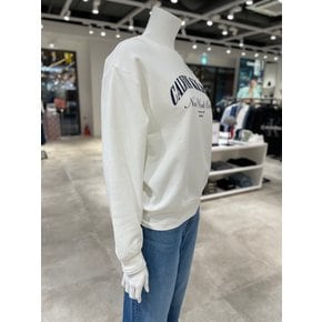 [파주점] [캘빈클라인진]여성 로고 그래픽 크루넥 맨투맨 티셔츠 47F818G-YAF