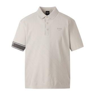 BOSS GOLF 보스골프 텍스처 폴로 스웨터 MAN LIGHT BEIGE