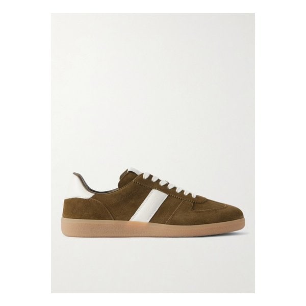 아처 가죽 트림 스웨이드 스니커즈 46376663162874832