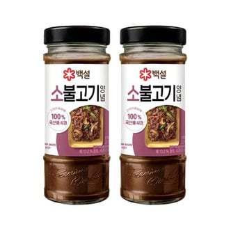 CJ제일제당 백설 소불고기양념 500g x2개