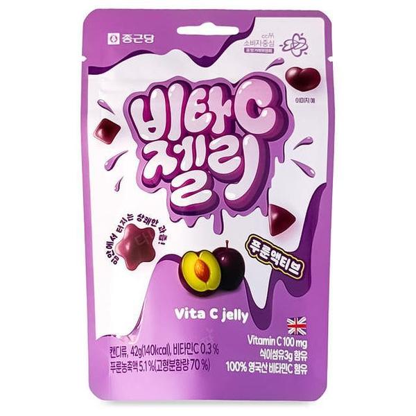 레모나 구미 비타젤리 복숭아맛 1봉 비타민C 아스코르빈산 맛있는 비타c 키즈 임 (S46128278)