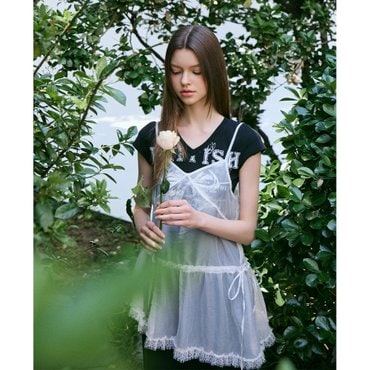 에고이스트 [BLUE LABEL] 언발 시스루 레이어드 원피스 (ER2OOP07)