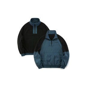 FLEECE TECH REVERSIBLE ANORAK JACKET 그레이시블루