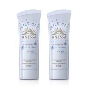 미네랄 UV 선스크린 마일드 젤 90g 2개 세트 +밀크 샘플 12ml 증정