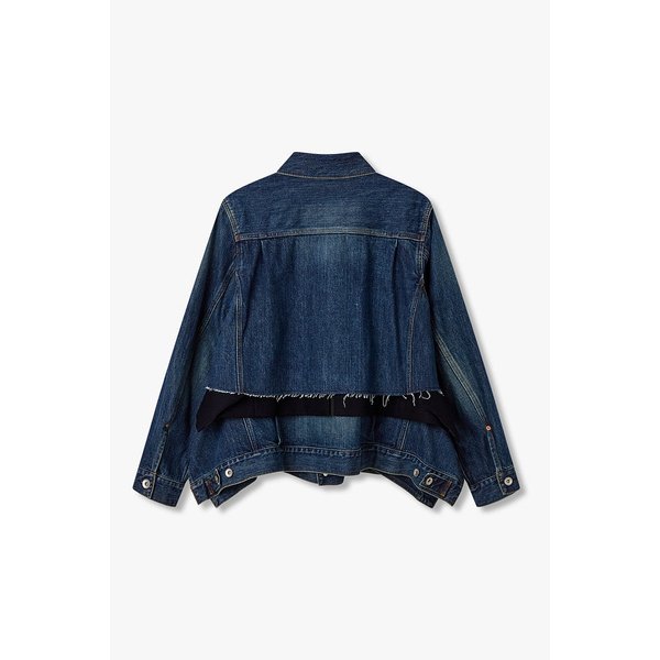 여성 멜턴 레이어드 데님 자켓 6415301512000