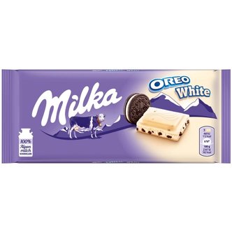 Milka [해외직배송] 밀카 초콜릿 화이트 오레오 100g