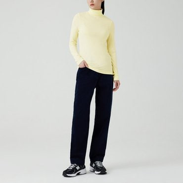 JAJU 여 소프트 터틀넥 티셔츠   J115101101