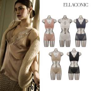 엘라코닉 미드나잇 컬렉션 루미에르 브라팬티세트