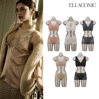 엘라코닉 미드나잇 컬렉션 루미에르 브라팬티세트