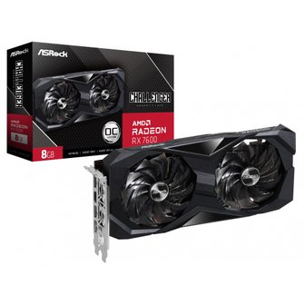  ASRock Radeon  RX7600 탑재 그래픽 보드 GDDR6 8GB 탑재 모델 [] RX7600 CL 8GO