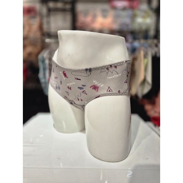 [시흥점] S 비너스) 24AW 모달 캠핑 나염 위생팬티 VPT6855-GY