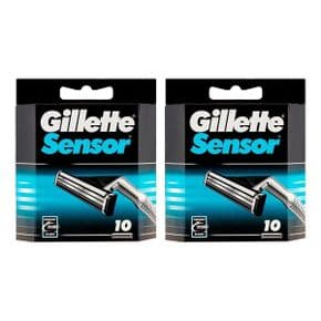 미국 질레트 면도날 리필 교체 Gillette Sensor Razor Refill Cartridges 20 count 2x10 Pack 15