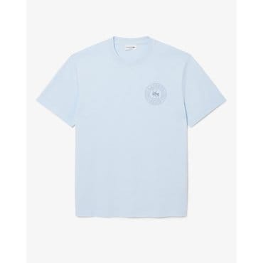 라코스테 (남성)퍼프 프린팅 반팔 티셔츠 TH0125-55G T01(스카이블루)