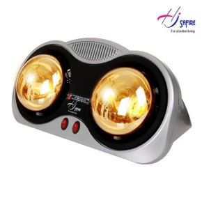 홍진테크 사파이어 욕실용 순간 히터 2구형 SF-BR500 G1