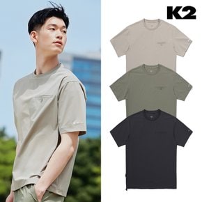 남성 냉감티셔츠 코드텐 아이스 우븐 반팔 라운드티 KMM23259 (정가 109,000)