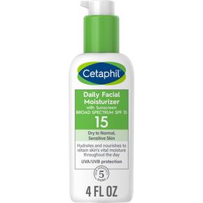 [해외직구] Cetaphil 세타필 데일리 페이셜 모이스처라이저 로션 SPF15 118ml 2팩