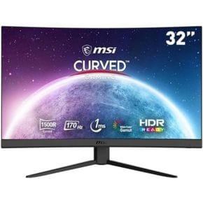 영국 MSI 모니터 G32CQ4 E2 32 Inch WQHD Curved Gaming Monitor 1500R 2560 x 1440 VA Panel 17