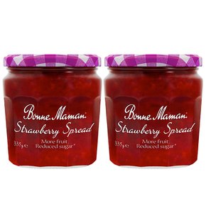 본마망 스트로베리 스프레드 딸기잼 과일잼 Bonne Maman Strawberry Spread 335g 2개