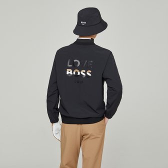 BOSS GOLF [GIFT 100% 증정] LOVE BOSS 라운드넥 아노락 티셔츠 MAN BLACK