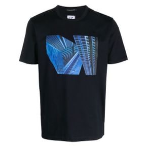 씨피컴퍼니 M에트로polis Series Mercerized Jersey Graphic T-Shirt 14CMTS202A 00637