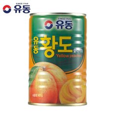 황도 슬라이스 통조림 400g 1개