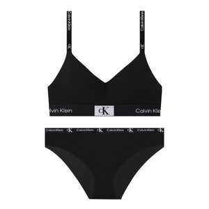 Calvin Klein CK 여성 브라렛+팬티 세트 QF7218+QD3988 BLACK