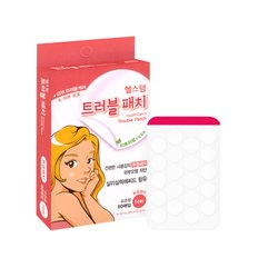 헬스덤 티트리 함유 얼굴 트러블 클리어 패치 (투명)