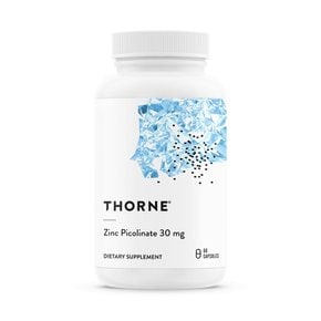 Thorne Research 아연 피콜리네이트 - NSF -- 30 mg - 60 캡슐