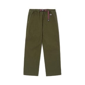 챔피온바지 JQS CKPA-3E761-K2 [ASIA] 여성 벨티드 면스트레치 스트레이트 팬츠 (NORMAL KHAKI)