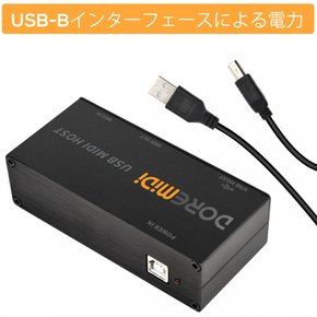 USB 미디 호스트 케이스 미디 인터페이스-미디 컨버터 블랙 (UMH-10)