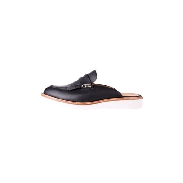 [MEN] EI073 VIBRAM PENNY BLOAFER BLACK