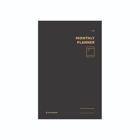 [꿈드림22] 모노그램 monogram 먼슬리 플래너 monthly planner 1년 2.8 MG-41