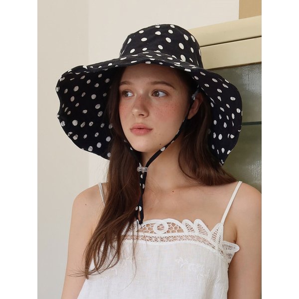 LOTTIE POLKA HAT_black