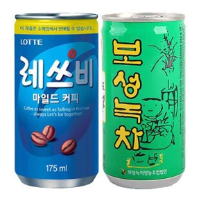 레쓰비 마일드 175ml+보성녹차 175ml (60캔구성)WC91